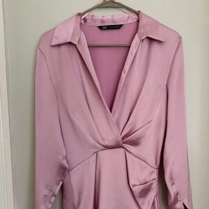 Pink Zara dress